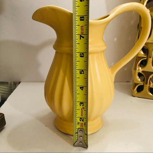 Vintage Yellow Milk or Juice Pitcher - Picture 11 of 11